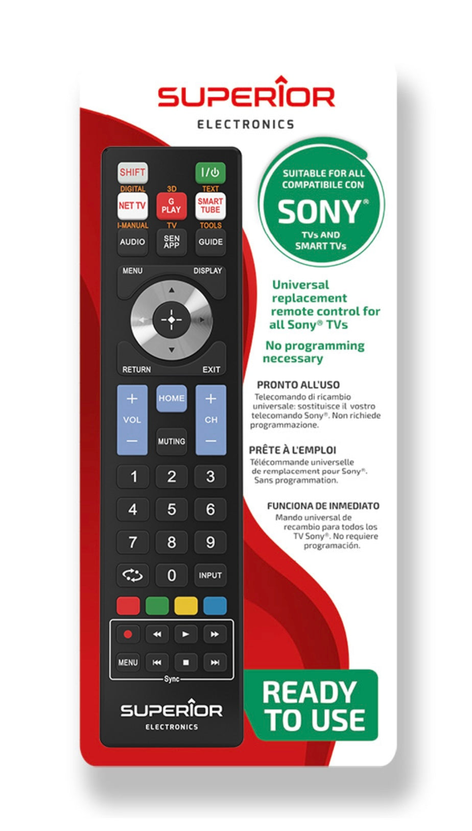 Telecomando tv pronto all’uso
