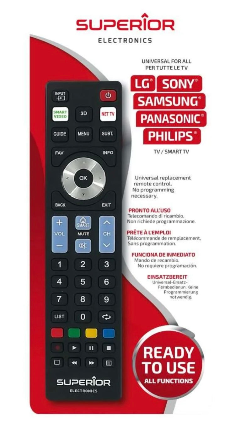 Telecomando tv pronto all’uso