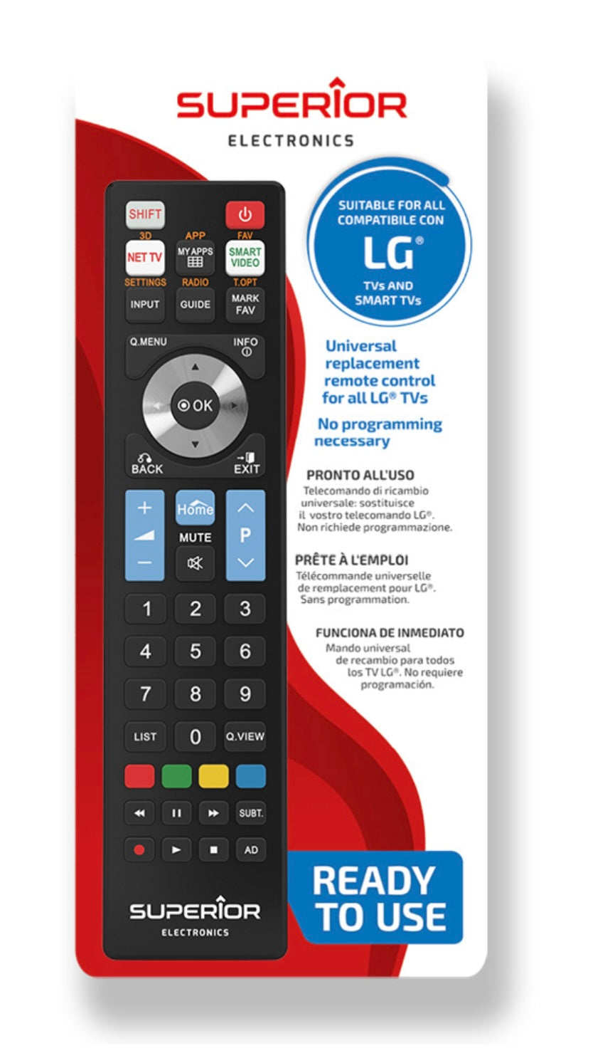 Telecomando tv pronto all’uso