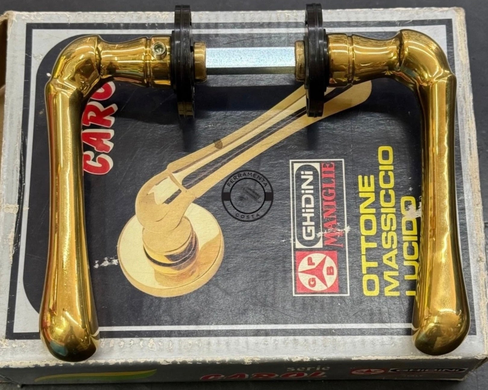 COPPIA MANIGLIE PER PORTE INTERNE GHIDINI CAROL