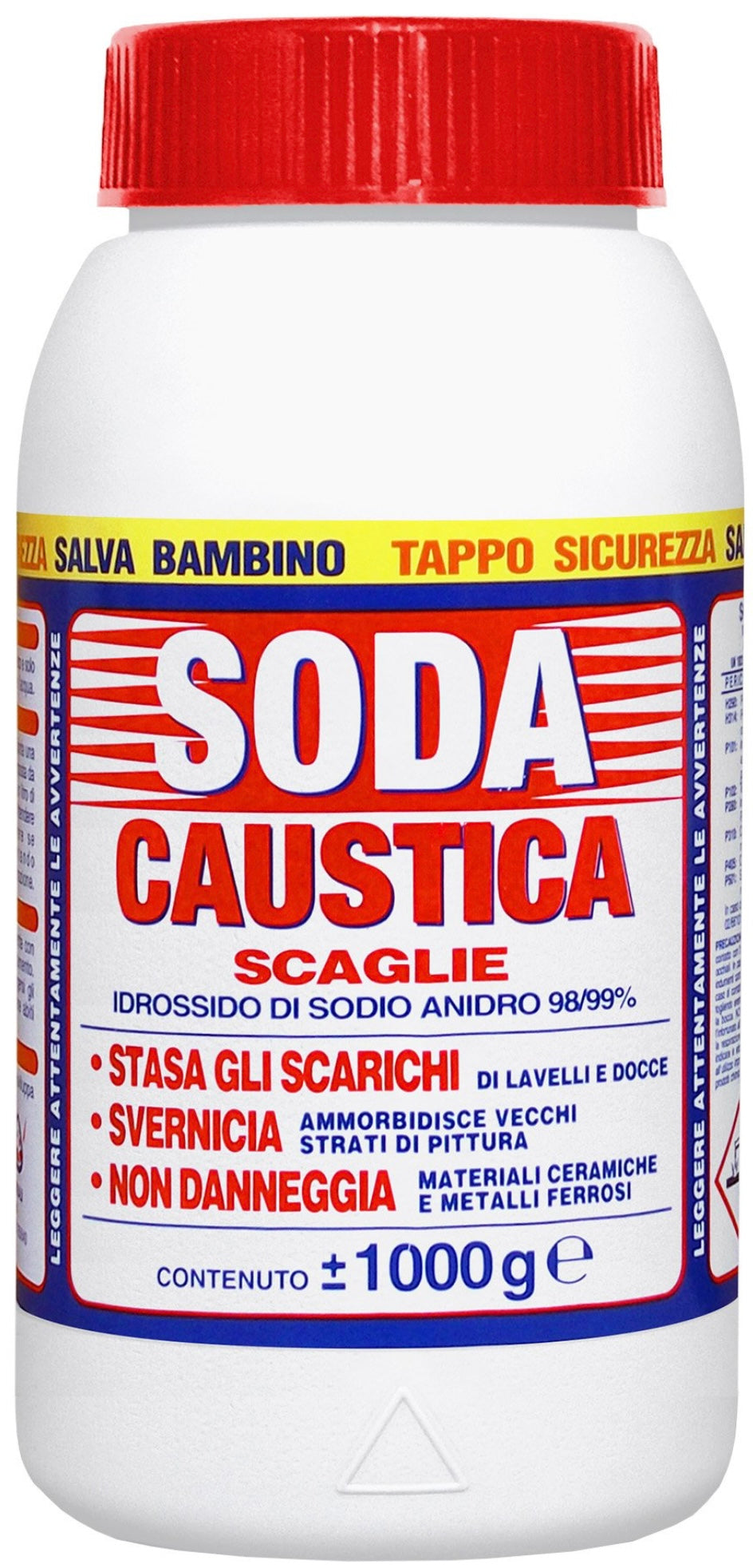 Soda Caustica A Scaglie Matren 1kg.