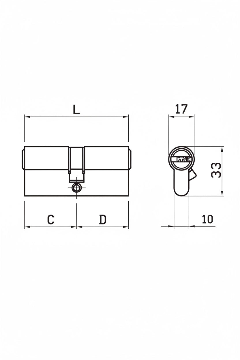 CILINDRO EUROPEO SAGOMATO ISEO R6 PLUS 82R60