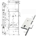 MOTTURA 89B850W000 SERRATURA CILINDRO EUROPEO E.57 RICAMBIO PER CERUTTI 3036