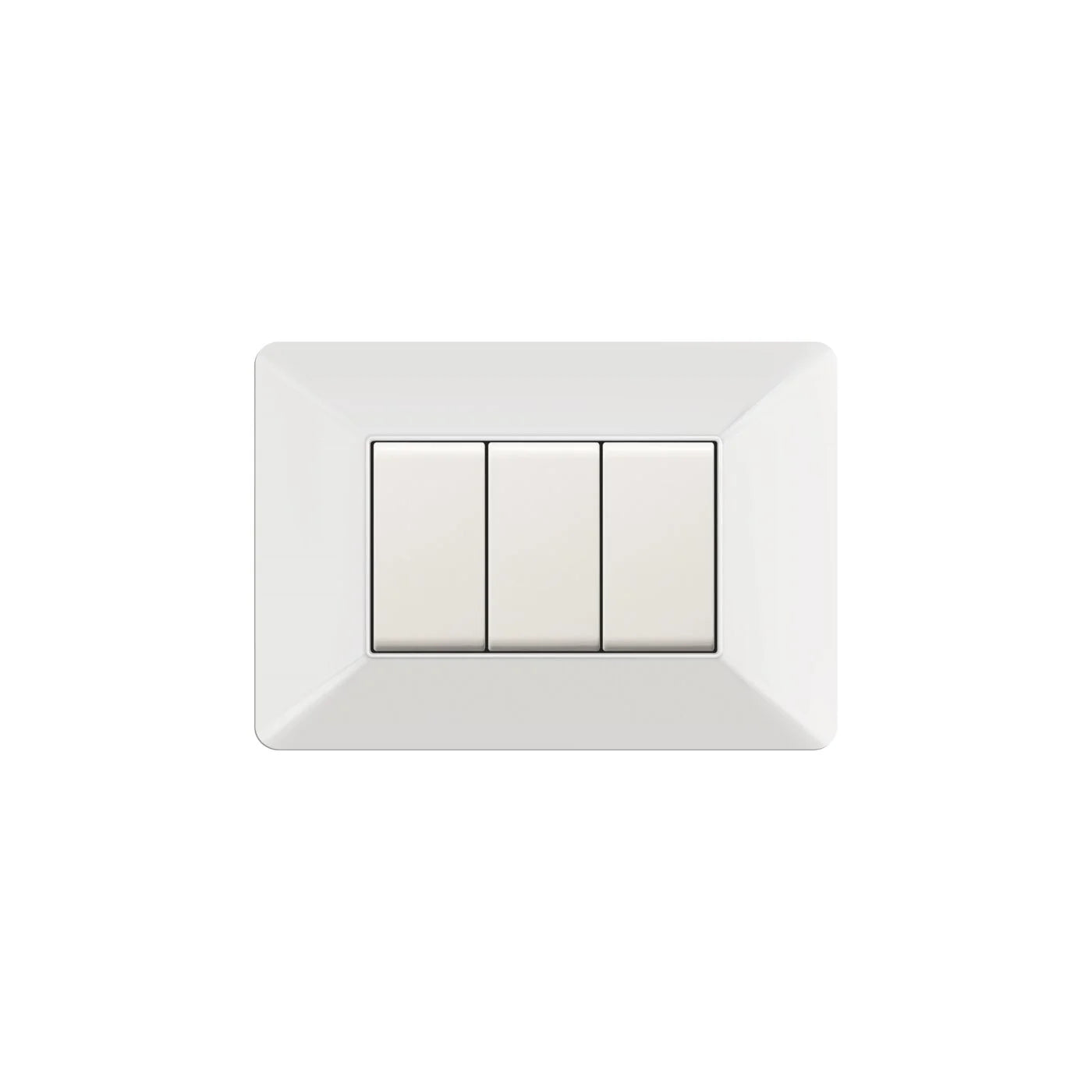 ELETTROCANALI EASY PLACCA BIANCA compatibile Bticino MATIX