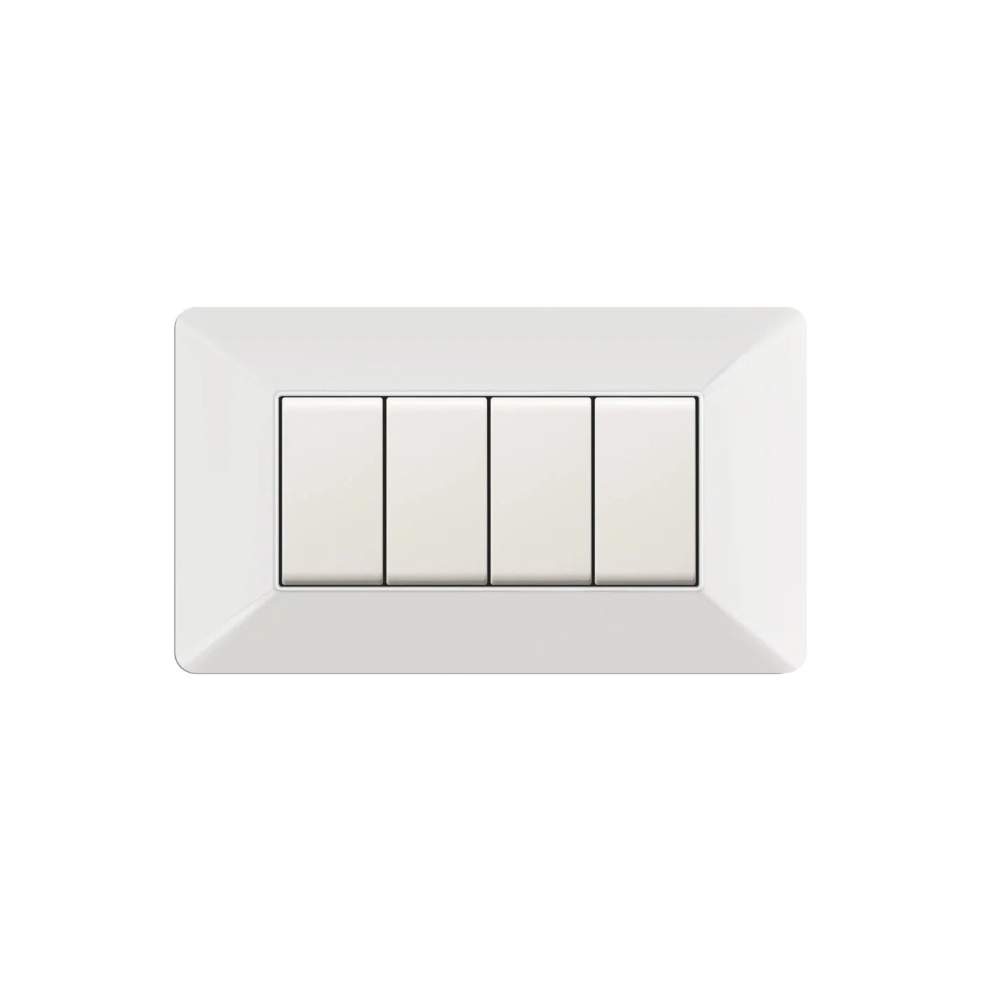 ELETTROCANALI EASY PLACCA BIANCA compatibile Bticino MATIX