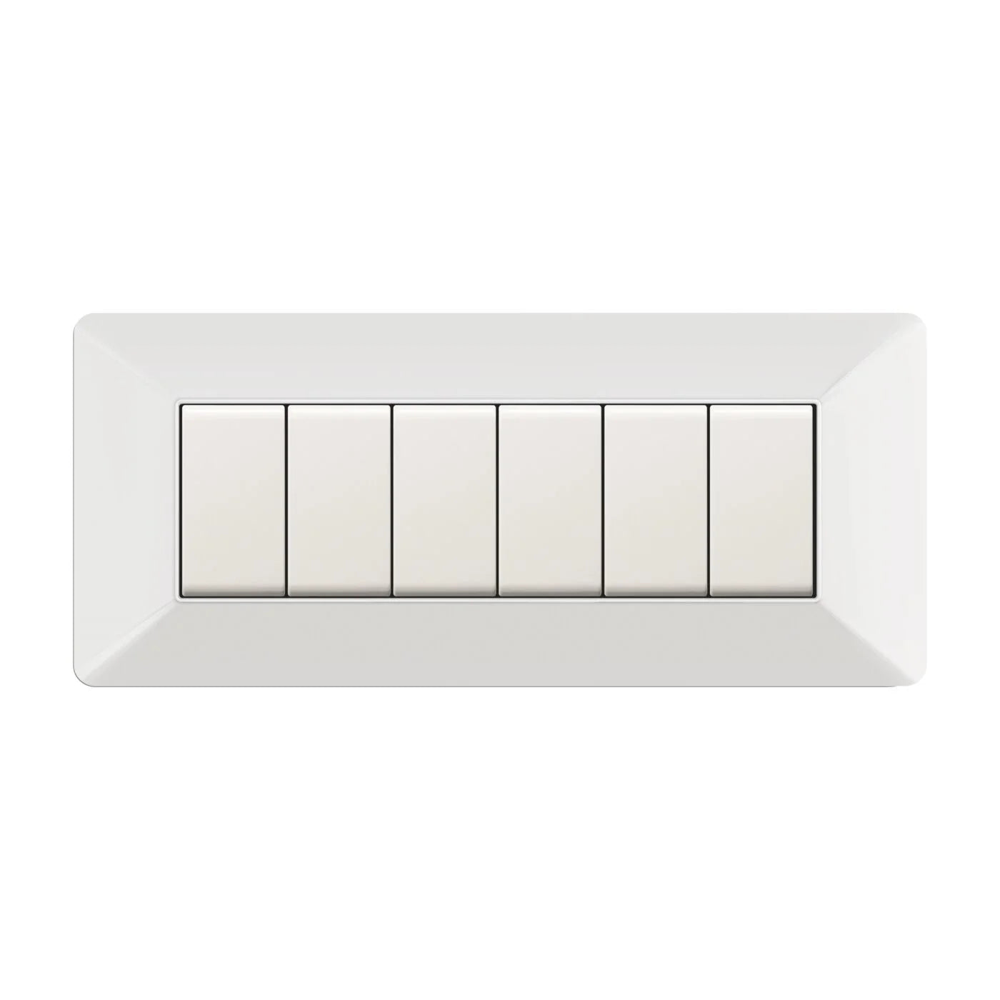 ELETTROCANALI EASY PLACCA BIANCA compatibile Bticino MATIX