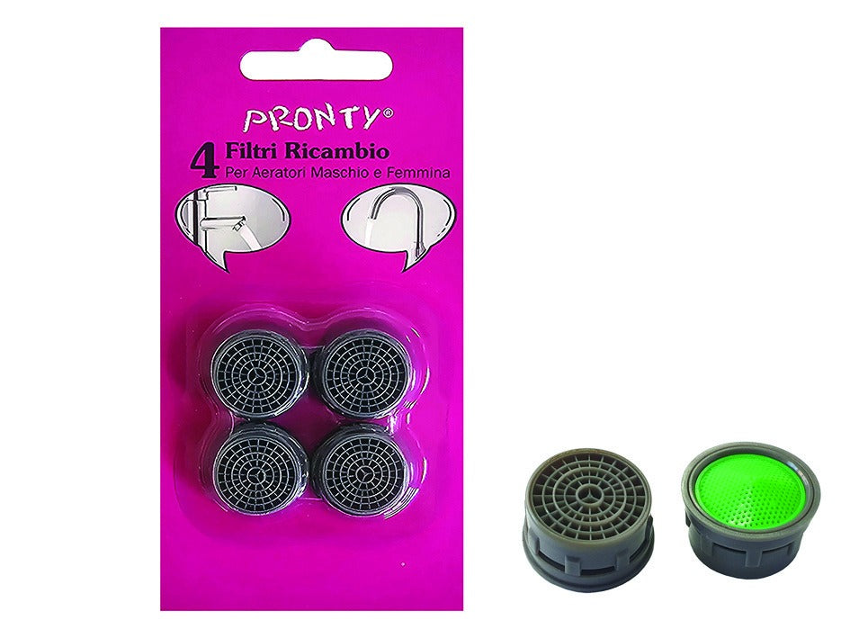 FILTRI DI RICAMBIO PER AERATORI IN BLISTER PZ.4